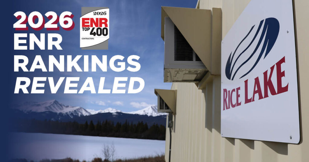 Mountain View, ENR Top 400 logo, on tan steel building