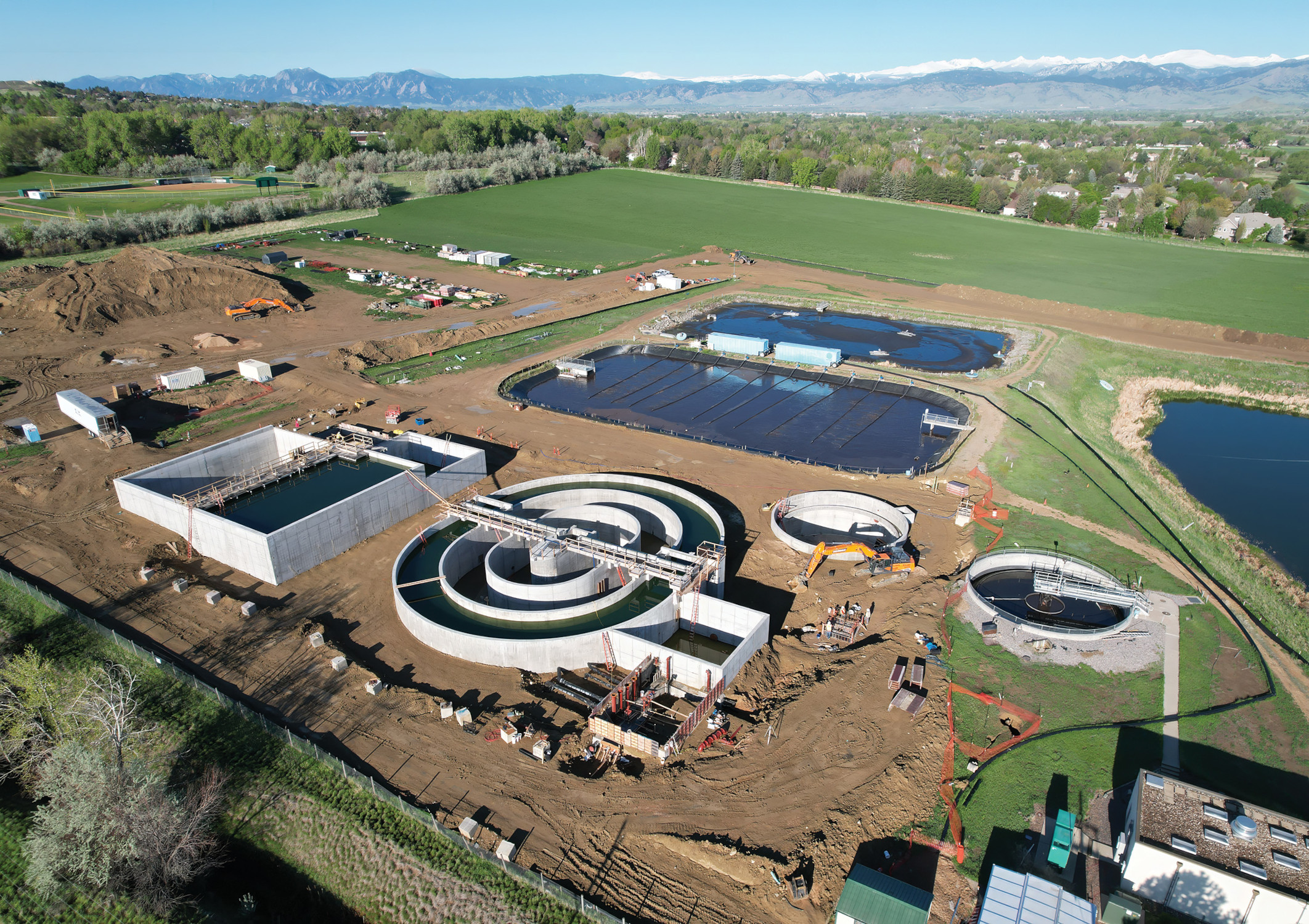 Niwot Aerial image of construction site